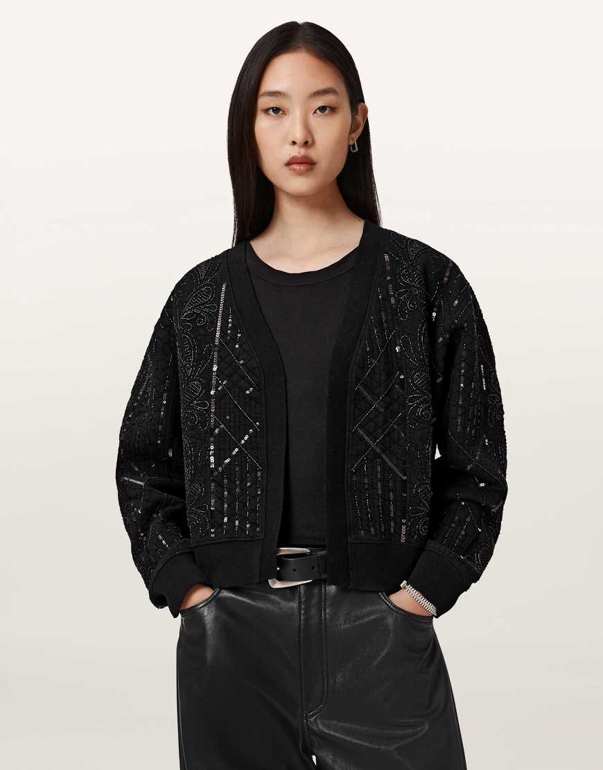 AllSaints - Ava Clara - Jacke in Schwarz von AllSaints