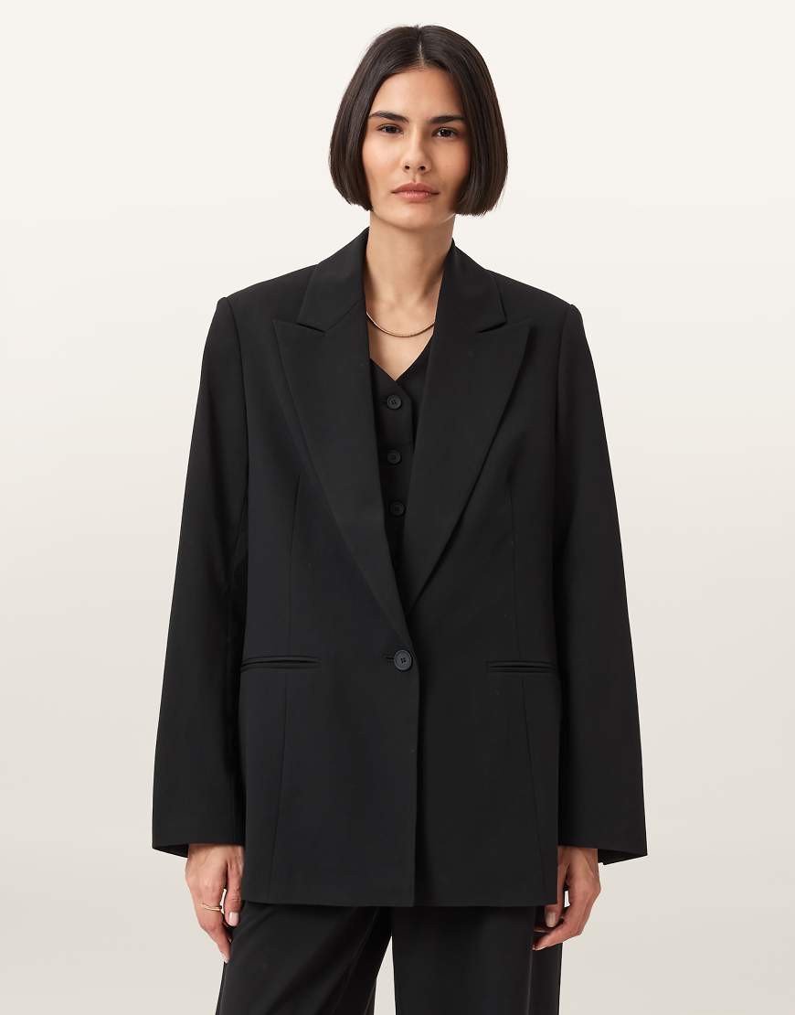 AllSaints - Averie Tri - Blazer in Schwarz von AllSaints