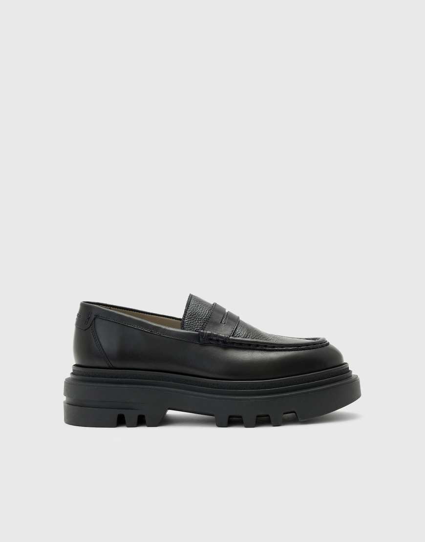 AllSaints - Beth - Loafer in Schwarz von AllSaints