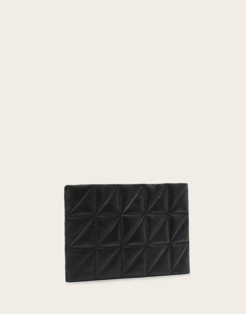 AllSaints - Bettina - Gesteppte Clutch in Schwarz von AllSaints