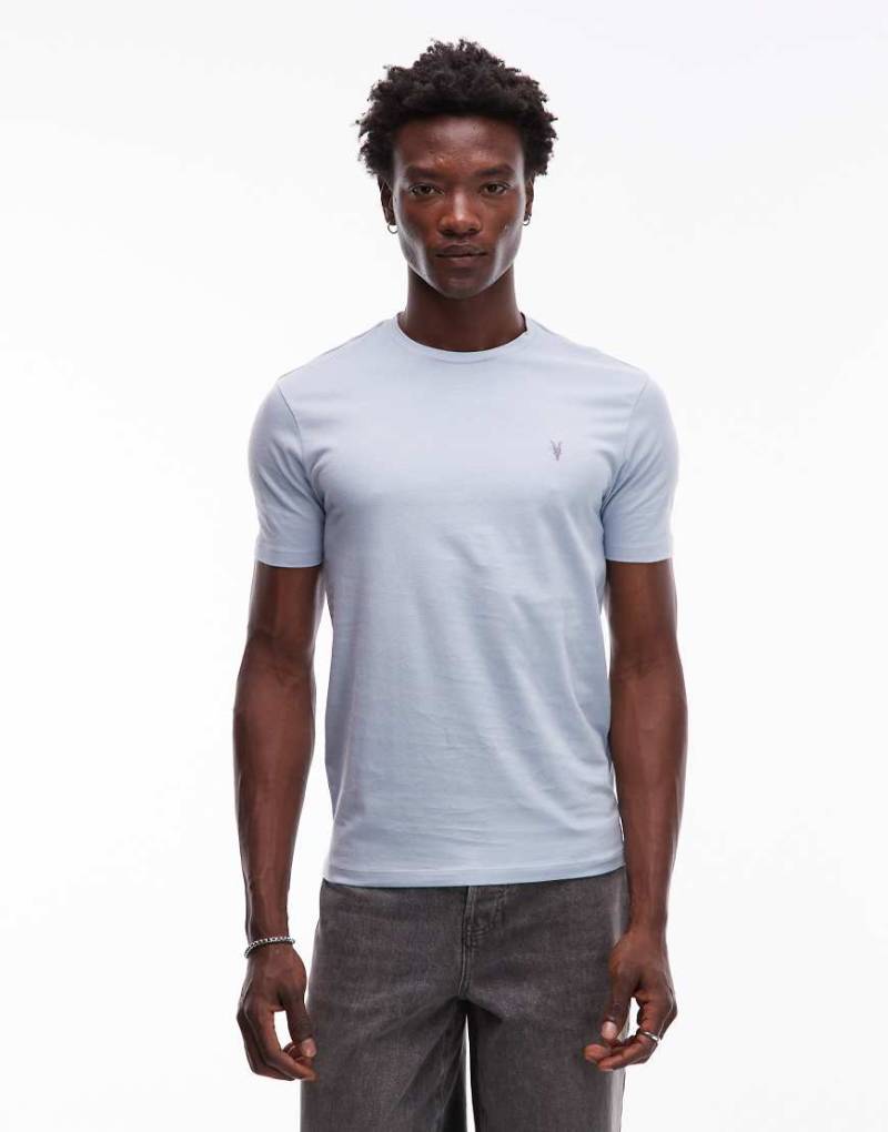 AllSaints - Brace - T-Shirt in Blassblau von AllSaints