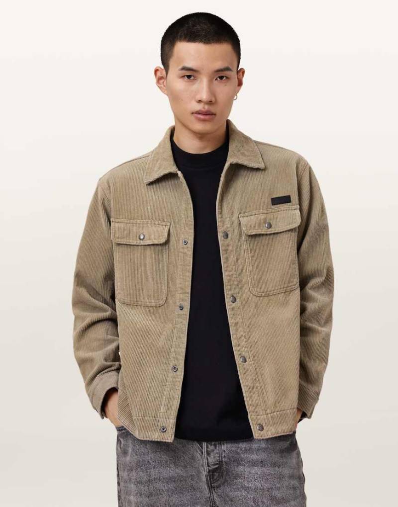 AllSaints - Castleford - Jacke in Eichenbraun-Brown von AllSaints