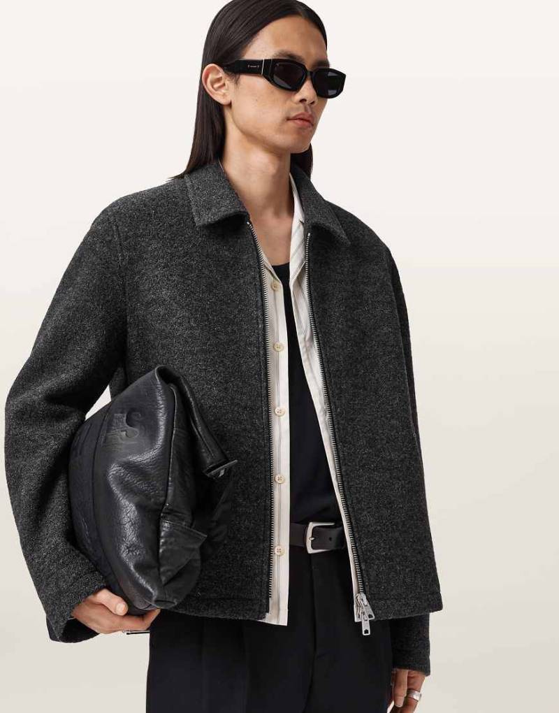 AllSaints - Celeste - Jacke in Anthrazit-Grau von AllSaints
