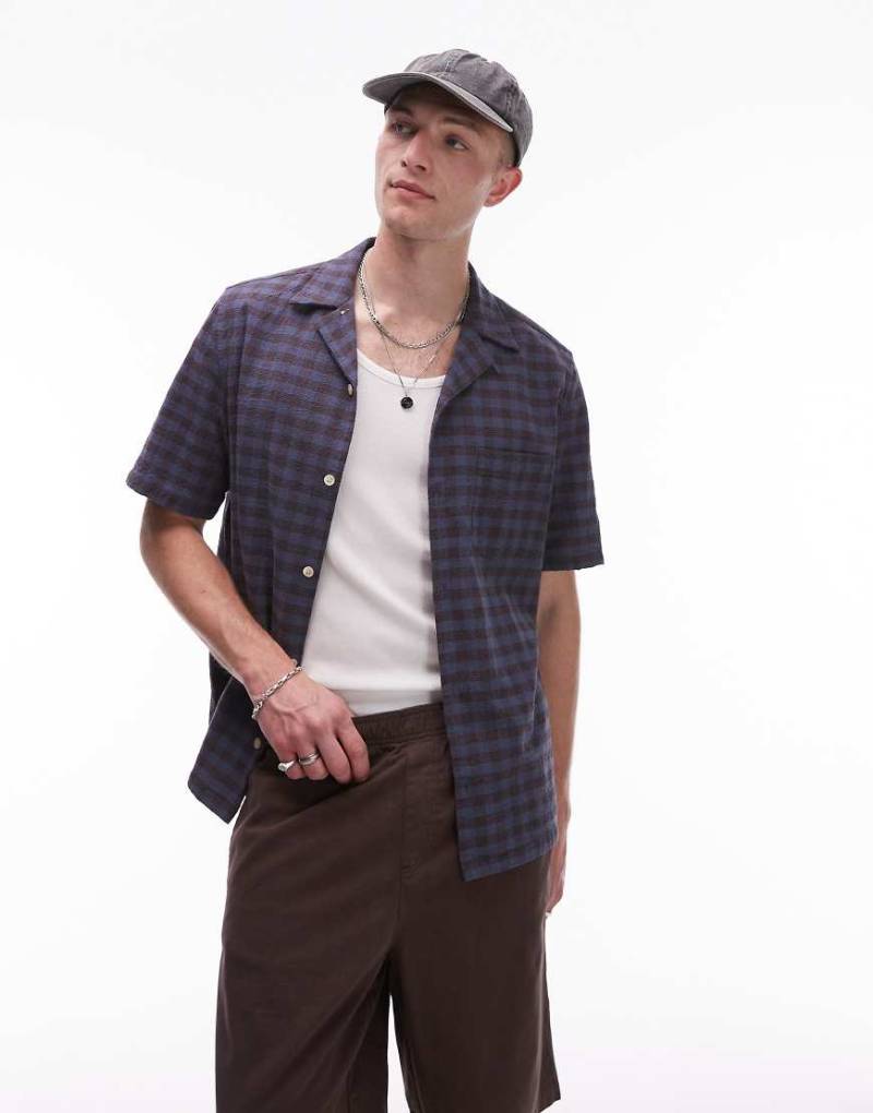 AllSaints - Cooper - T-Shirt in Amalfi-Blau von AllSaints