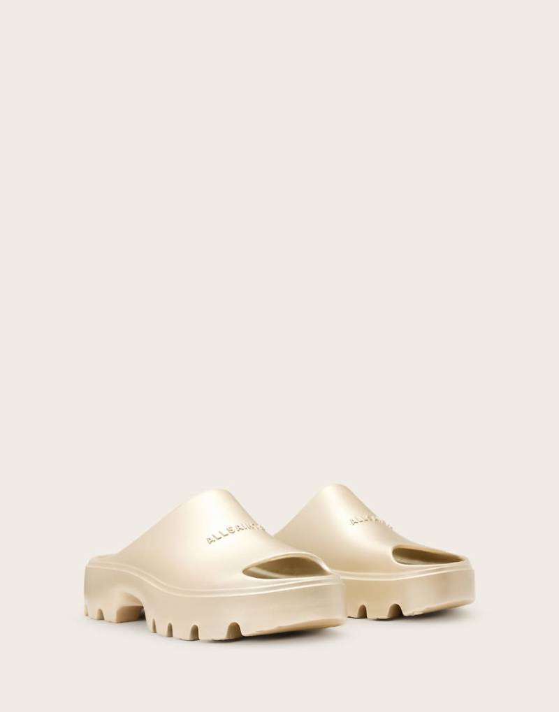 AllSaints - Eclipse - Slider in Gold-Gelb von AllSaints