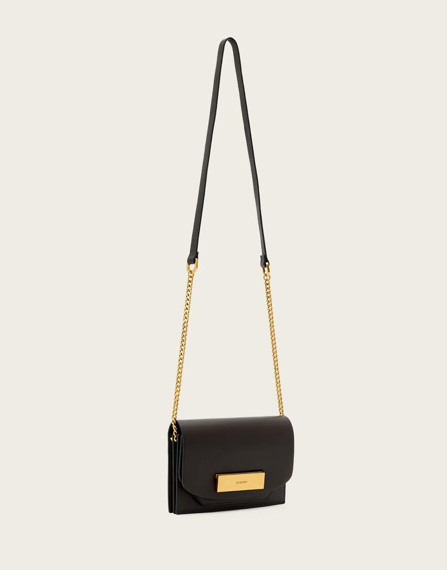 AllSaints - Etta - Clutch in Bitterbraun-Brown von AllSaints