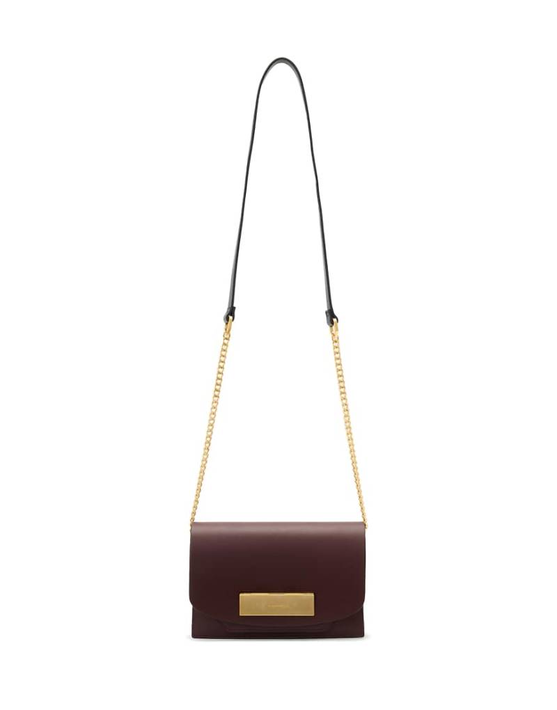 AllSaints - Etta - Clutch in Dunkelrot von AllSaints