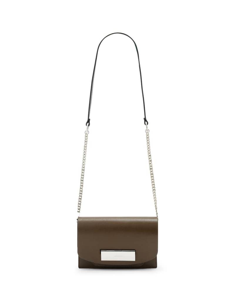 AllSaints - Etta - Clutch in Schlammbraun von AllSaints
