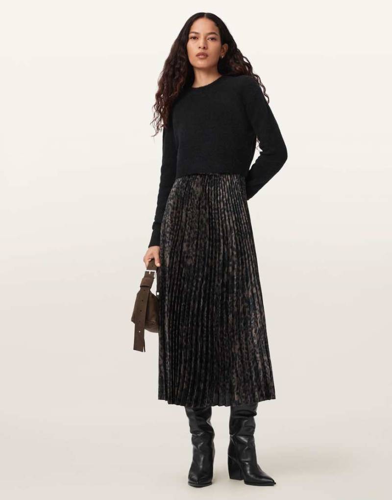 AllSaints - Evia - Kleid in Grün von AllSaints