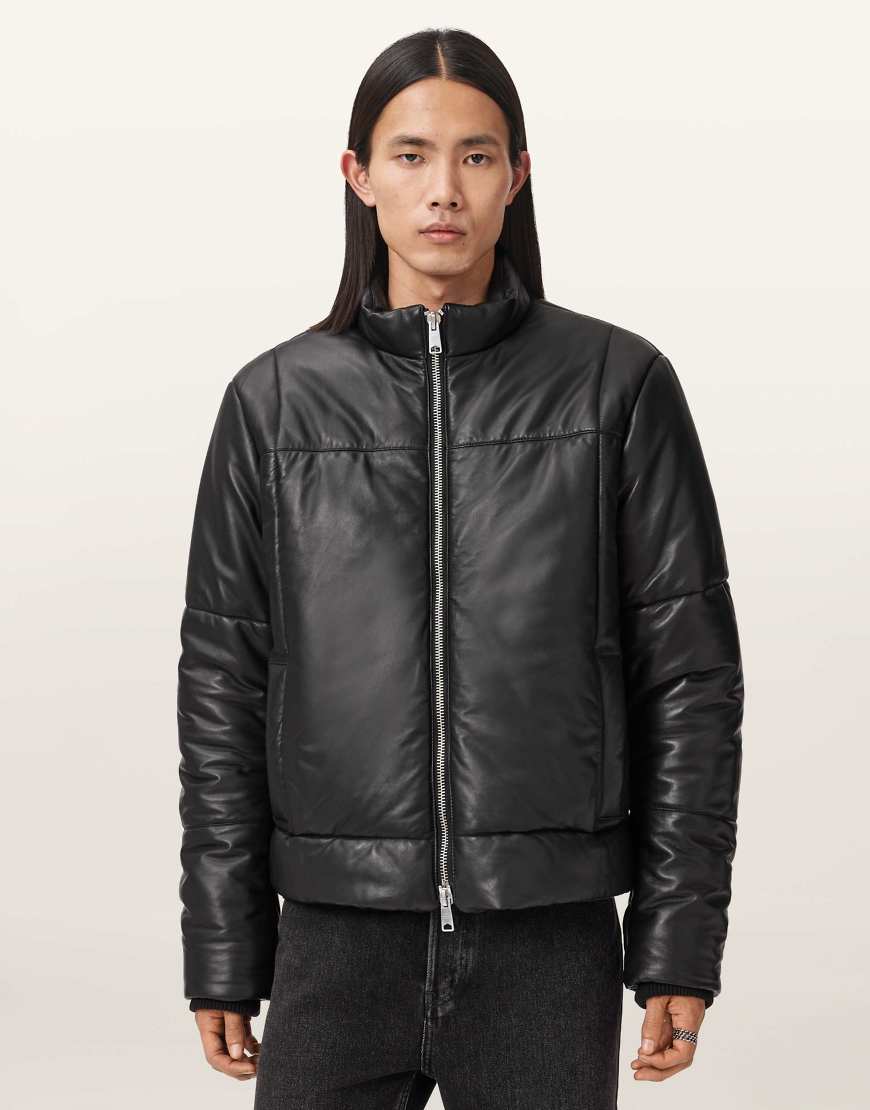 AllSaints - Furse - Pufferjacke in Schwarz von AllSaints