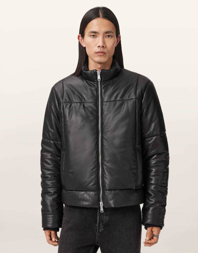 AllSaints - Furse - Pufferjacke in Schwarz von AllSaints