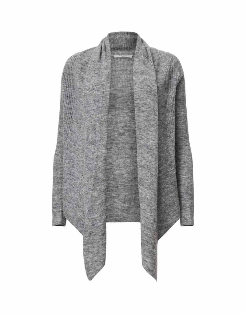 AllSaints - Harper - Strickjacke in Blassgrau von AllSaints