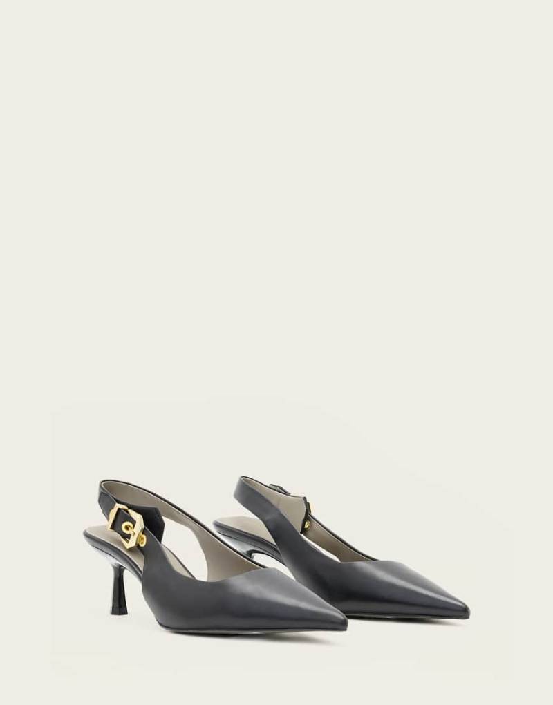 AllSaints - Idiya - Slingback-Schuhe in Schwarz von AllSaints