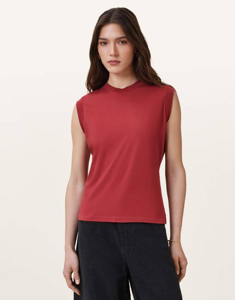 AllSaints - Imogen - Tanktop in gebranntem Ziegelsteinrot von AllSaints