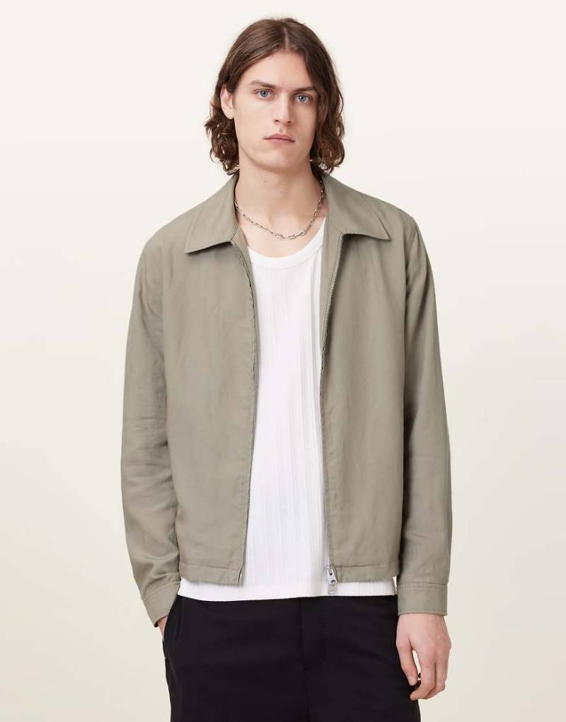 AllSaints - Jacke in warmem Braun von AllSaints