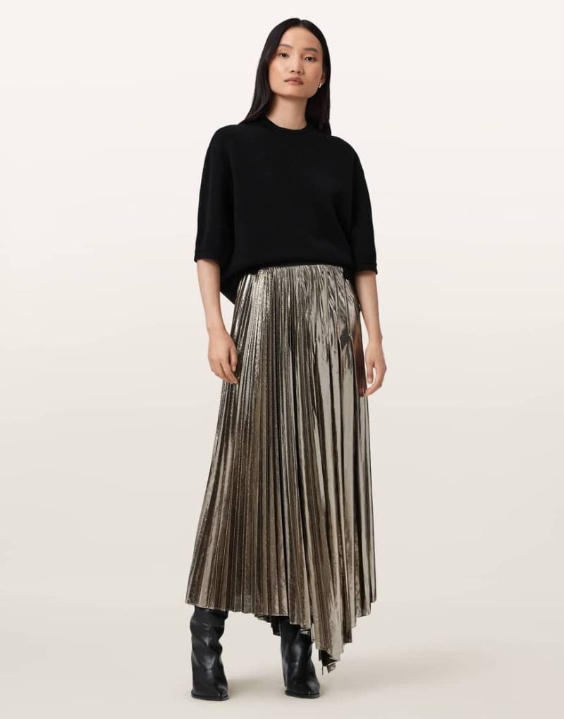 AllSaints - Jax - Rock in Braun-Brown von AllSaints