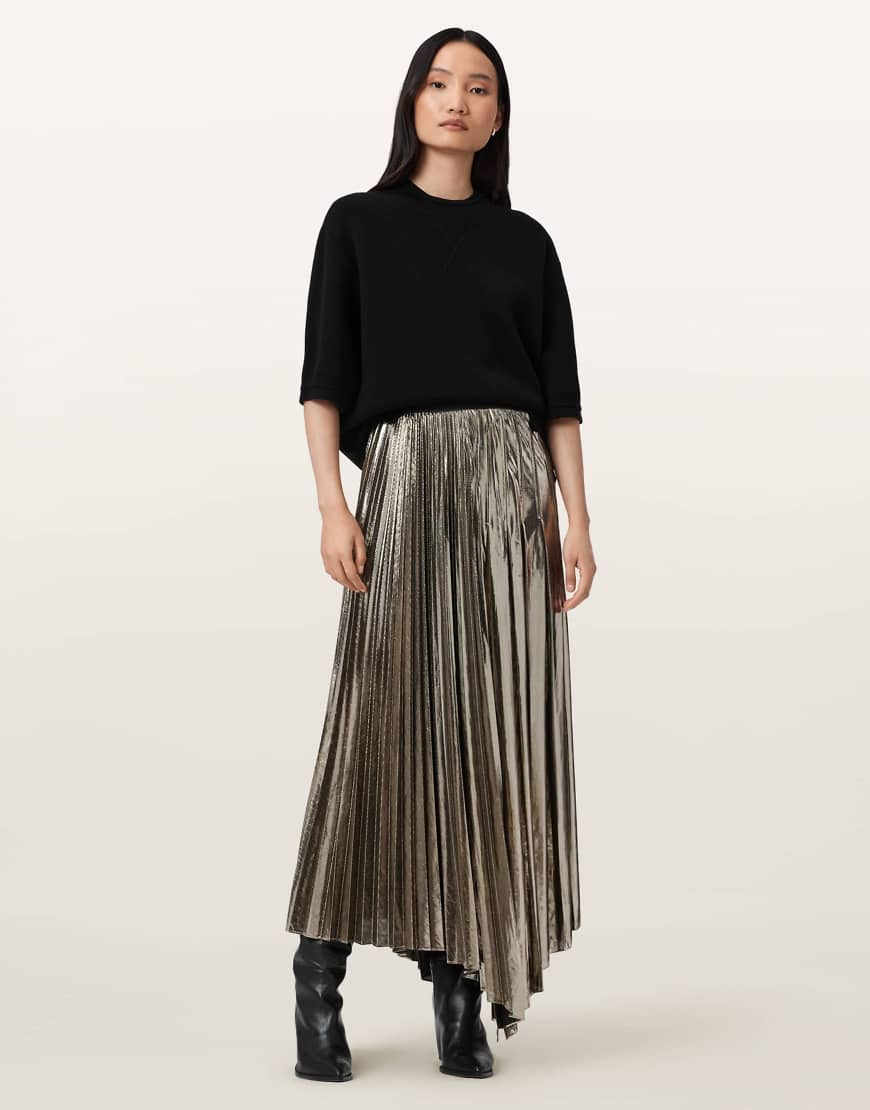 AllSaints - Jax - Rock in Braun-Brown von AllSaints