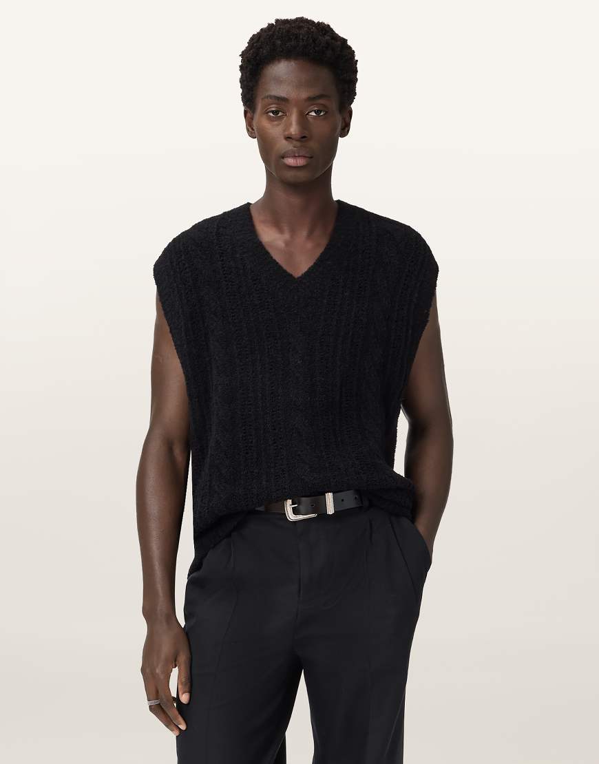 AllSaints - Josif - Tanktop in Schwarz von AllSaints