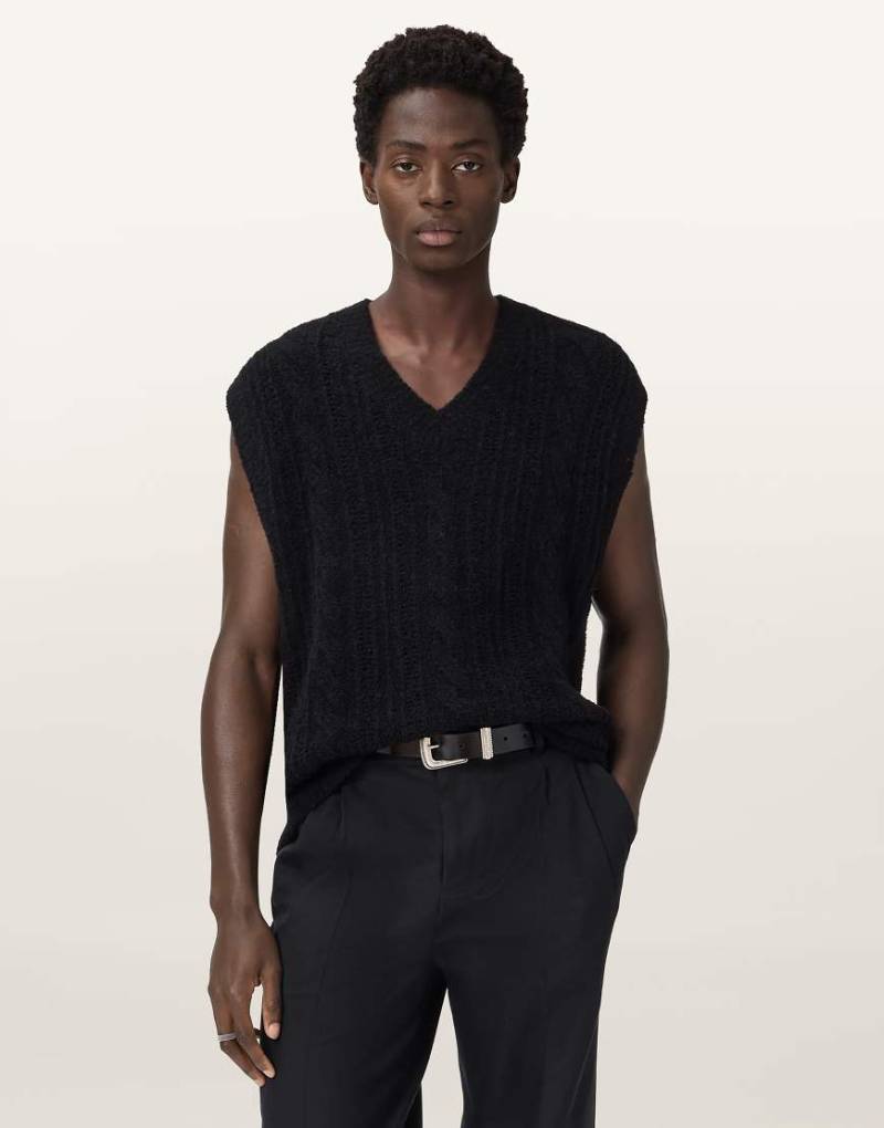 AllSaints - Josif - Tanktop in Schwarz von AllSaints