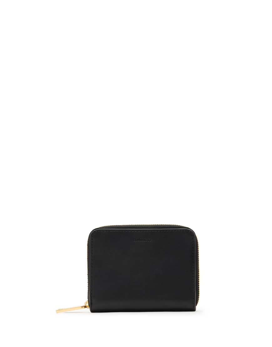 AllSaints - Lena Hex - Geldbörse in Schwarz mit Reißverschluss von AllSaints