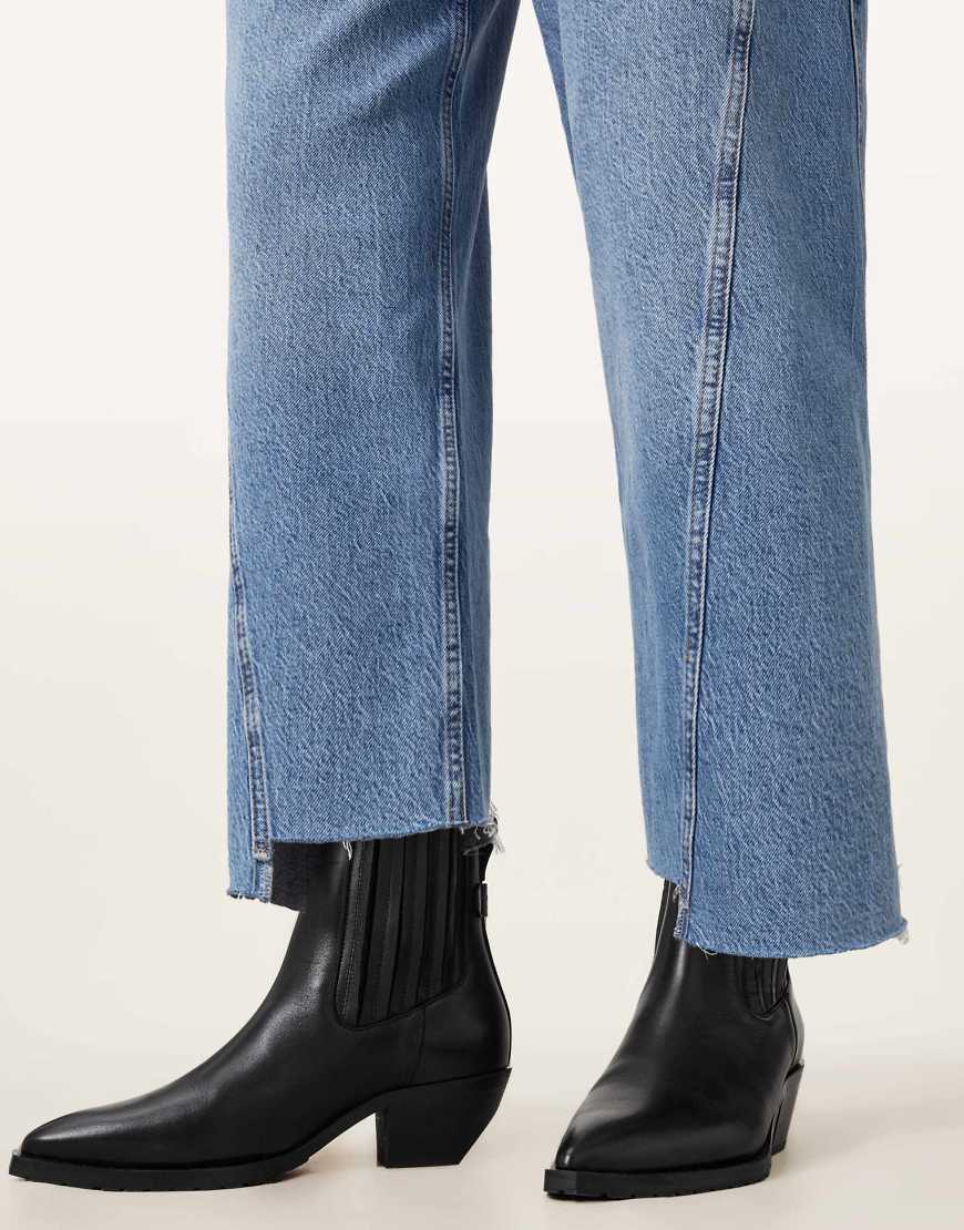 AllSaints - Marcie - Chelsea-Stiefel in Schwarz von AllSaints