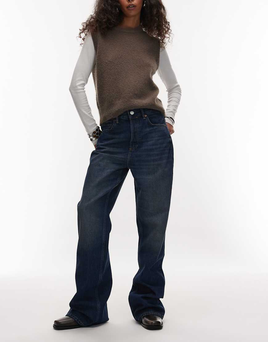 AllSaints - Mathilde - Jeans in mittlerer Waschung-Blau von AllSaints