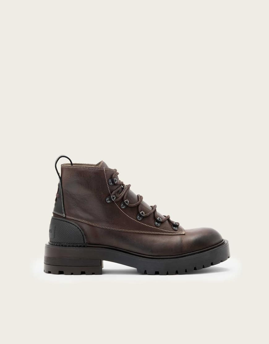 AllSaints - Mccoy - Wanderstiefel in Braun-Brown von AllSaints