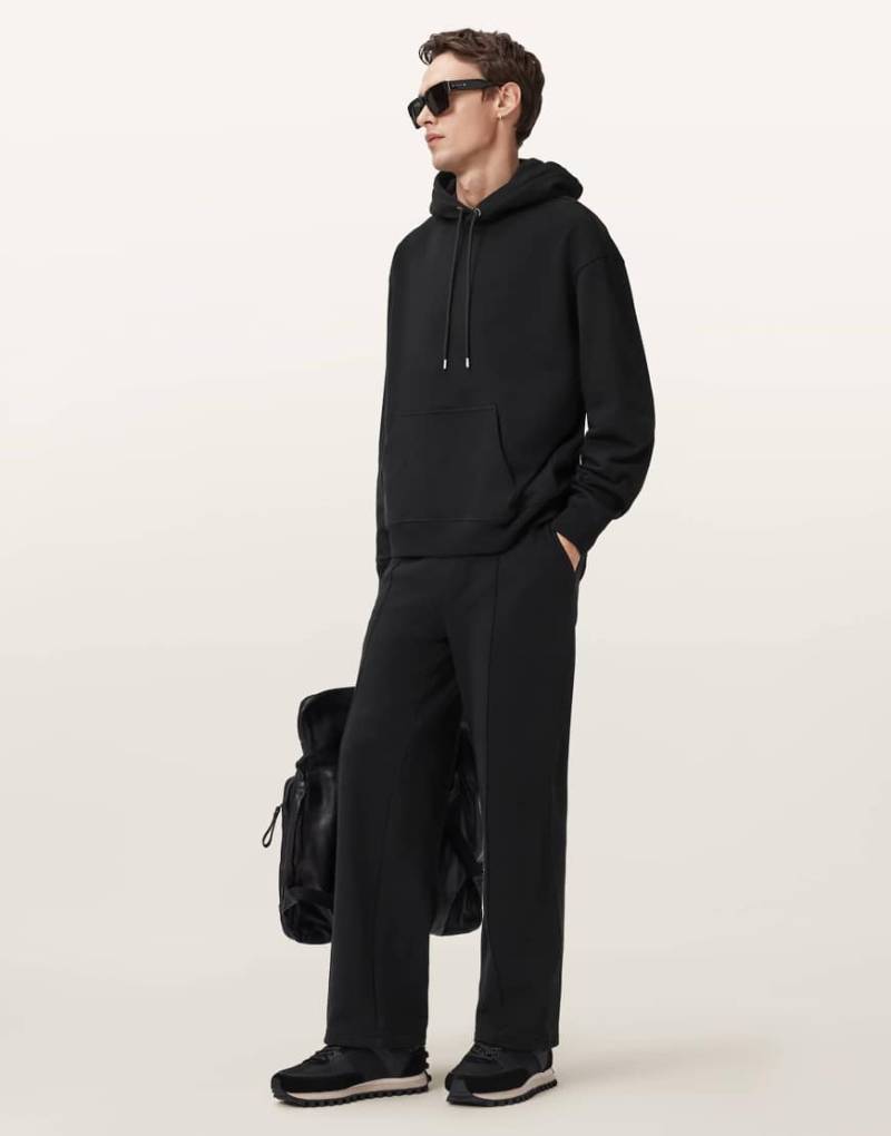 AllSaints - Milo - Jogginghose in Tiefschwarz von AllSaints