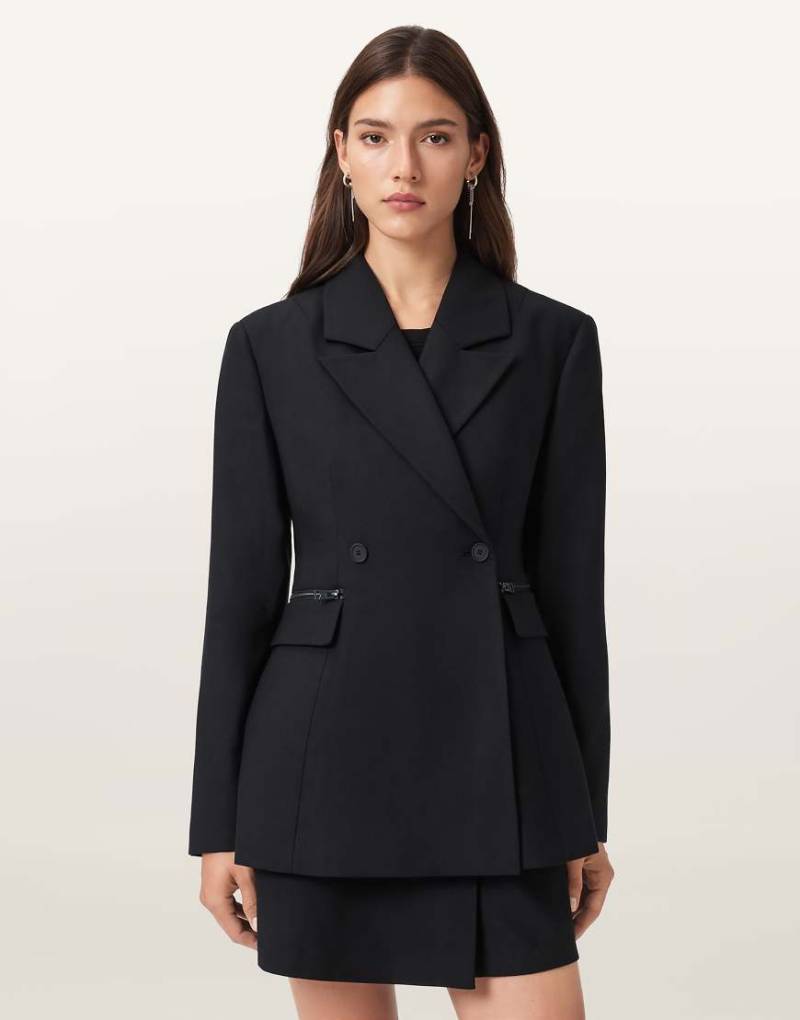 AllSaints - Mimmie - Blazer in Schwarz von AllSaints