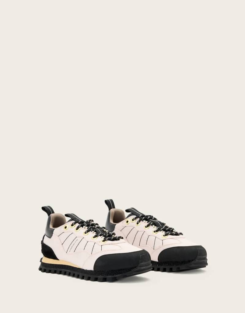 AllSaints - Nevis - Sneaker in Hellrosa von AllSaints
