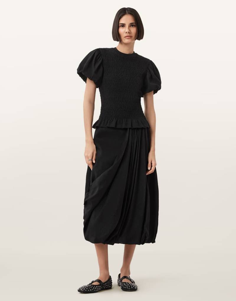 AllSaints - Nia - Rock in Schwarz von AllSaints