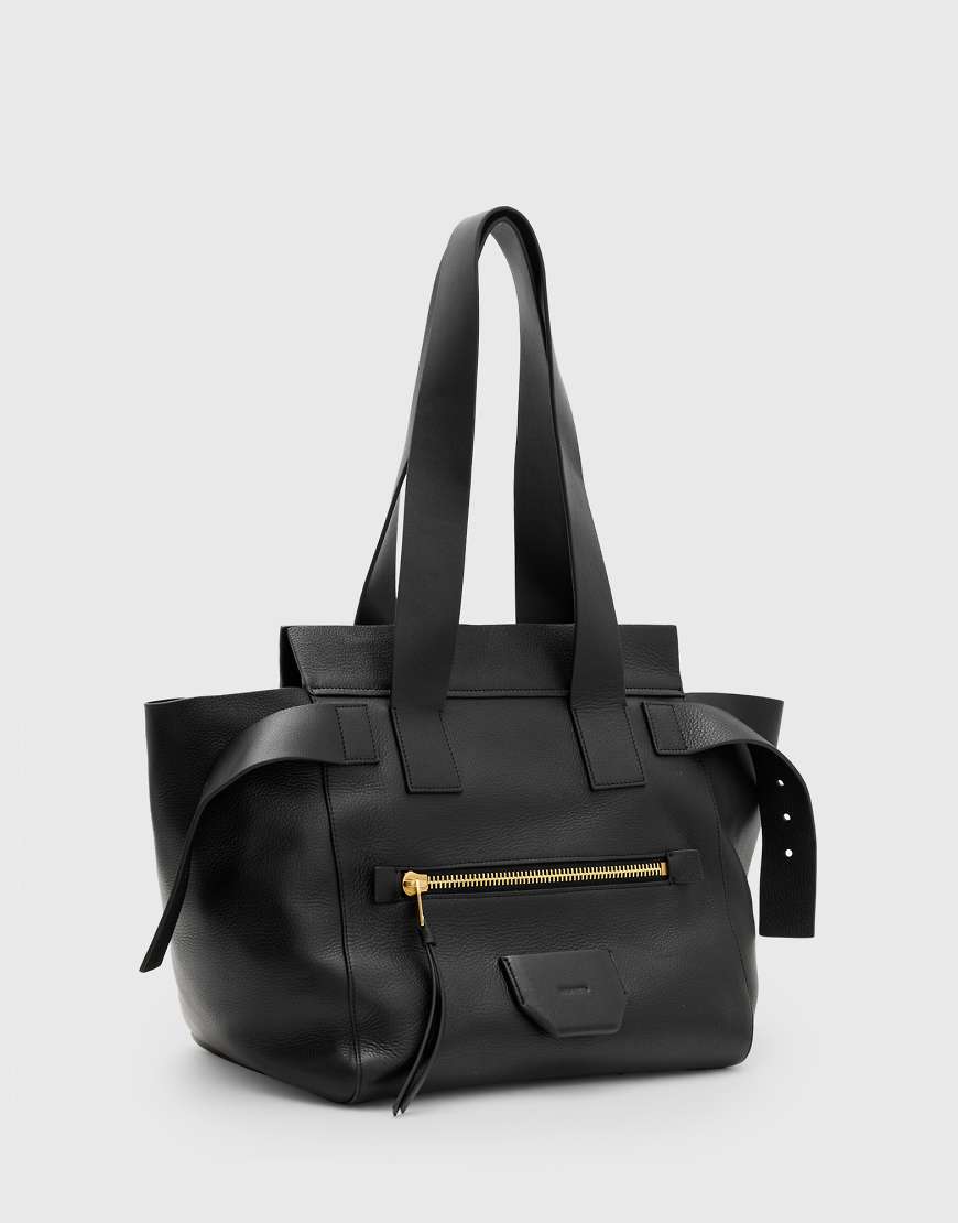 AllSaints - Perez - Schultertasche in Schwarz von AllSaints