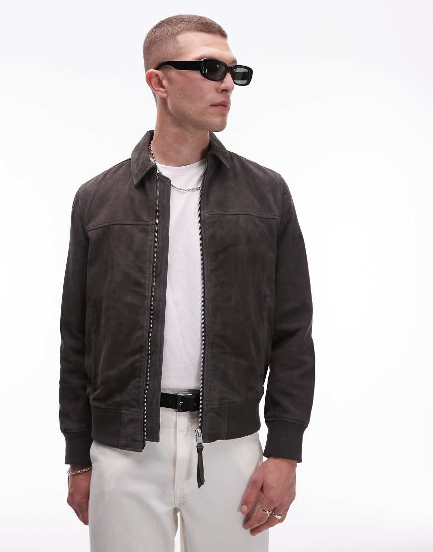 AllSaints - Rashford - Jacke in Rußgrau von AllSaints