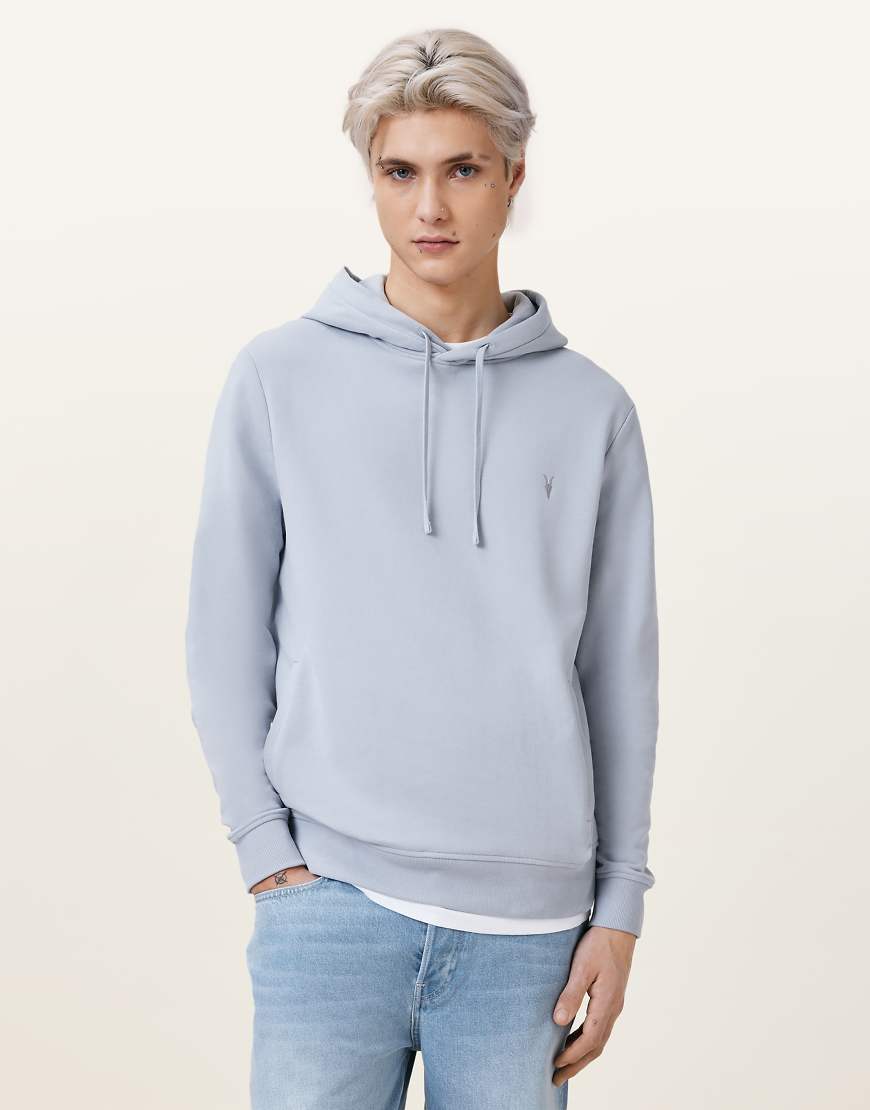 AllSaints - Raven Oth - Kapuzenpullover in Weidenblau AllSaints - Raven Oth - Kapuzenpullover in Weidenblau von AllSaints