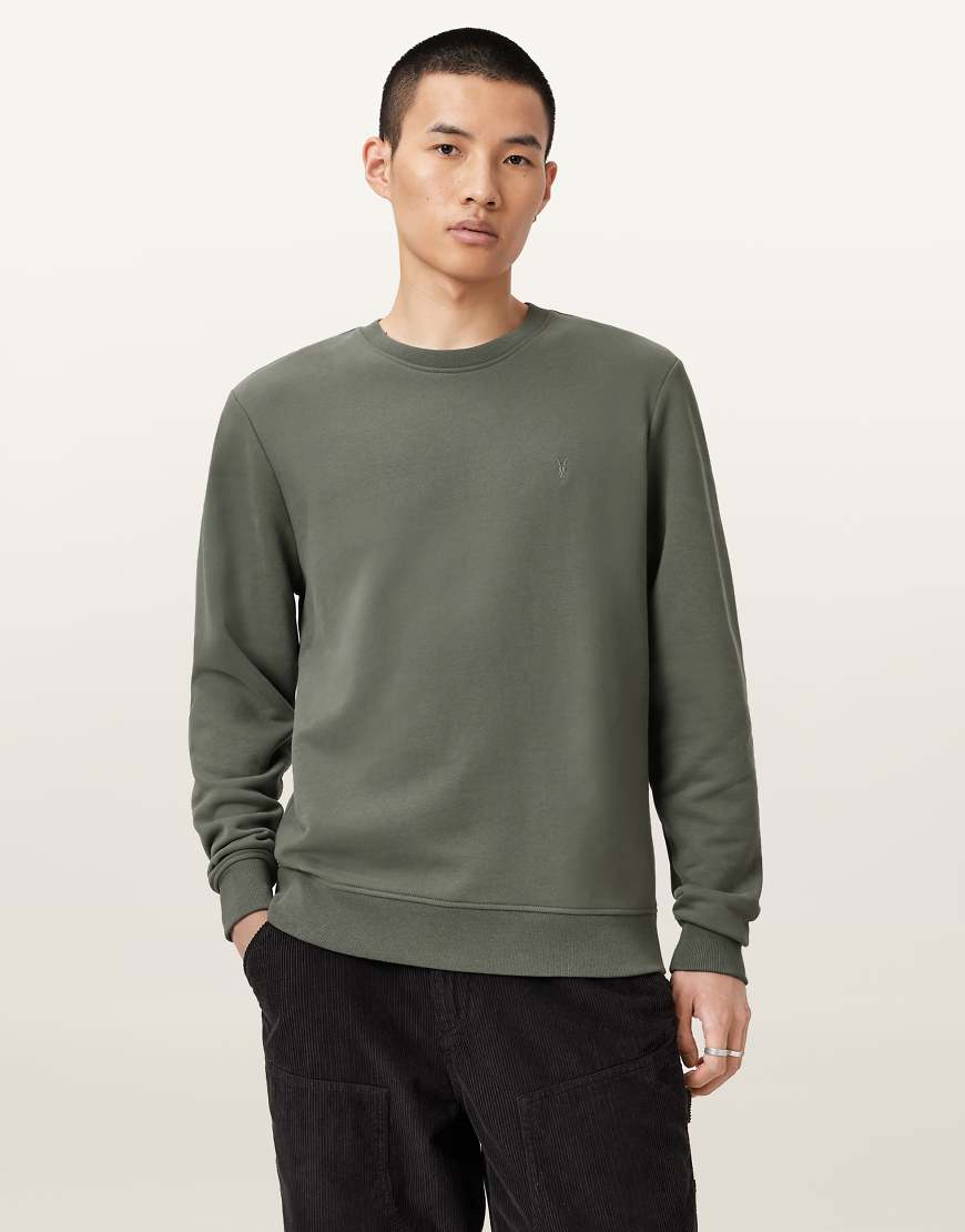 AllSaints - Raven - Sweatshirt in Gastor-Grün mit Rundhalsausschnitt AllSaints - Raven - Sweatshirt in Gastor-Grün mit Rundhalsausschnitt von AllSaints