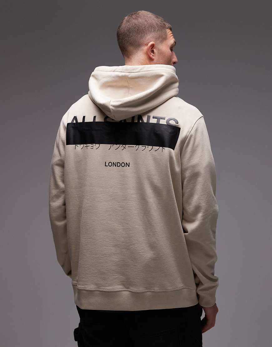 AllSaints - Redact - Kapuzenpullover in Beige-Neutral AllSaints - Redact - Kapuzenpullover in Beige-Neutral von AllSaints