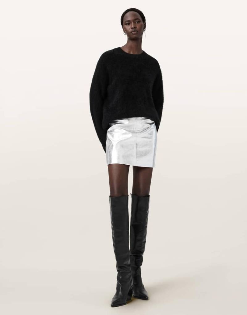 AllSaints - Renai - Rock in Silber-Grau von AllSaints