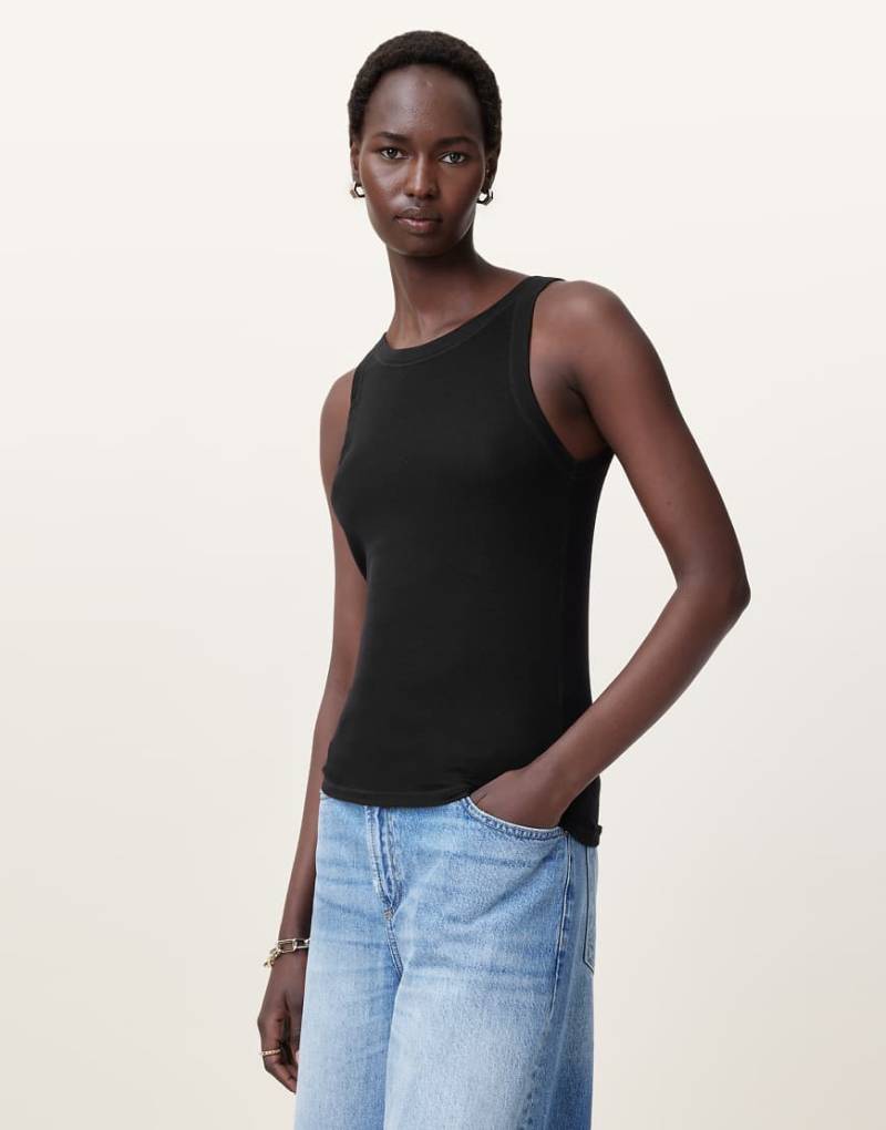 AllSaints - Rina - Tanktop in Schwarz von AllSaints