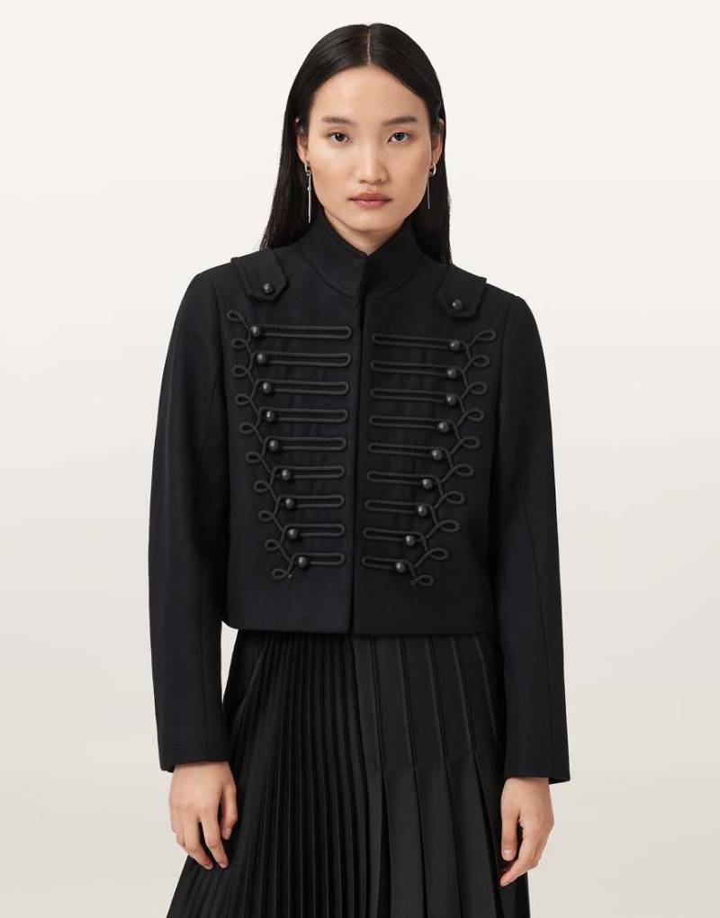 AllSaints - Rummy - Jacke in Schwarz von AllSaints