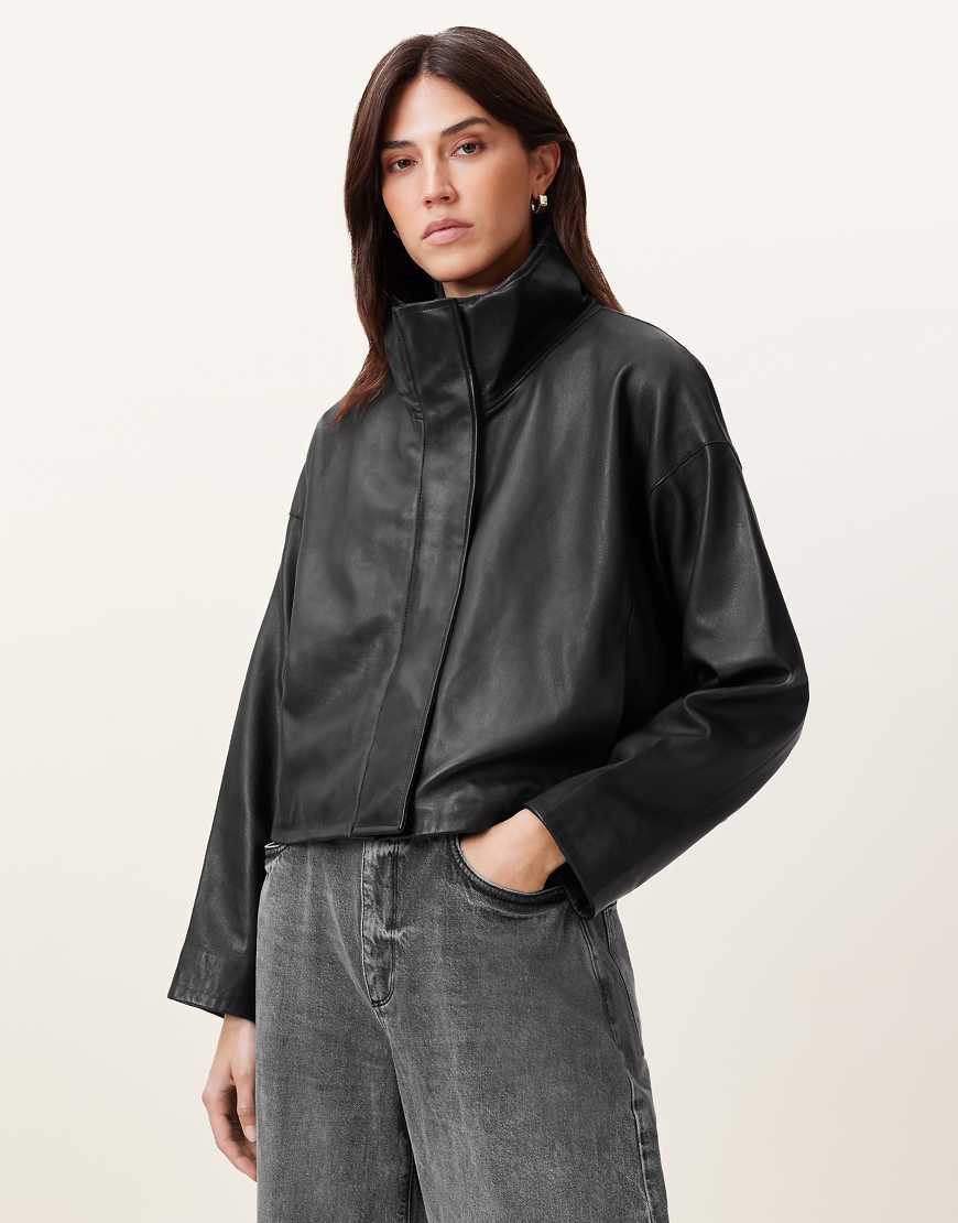 AllSaints - Ryder - Jacke in Schwarz von AllSaints