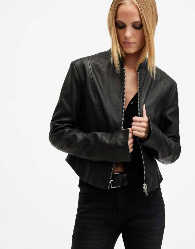 AllSaints - Sadler - Jacke in Schwarz von AllSaints