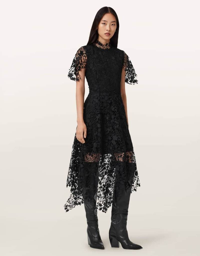 AllSaints - Saege - Kleid in Schwarz von AllSaints