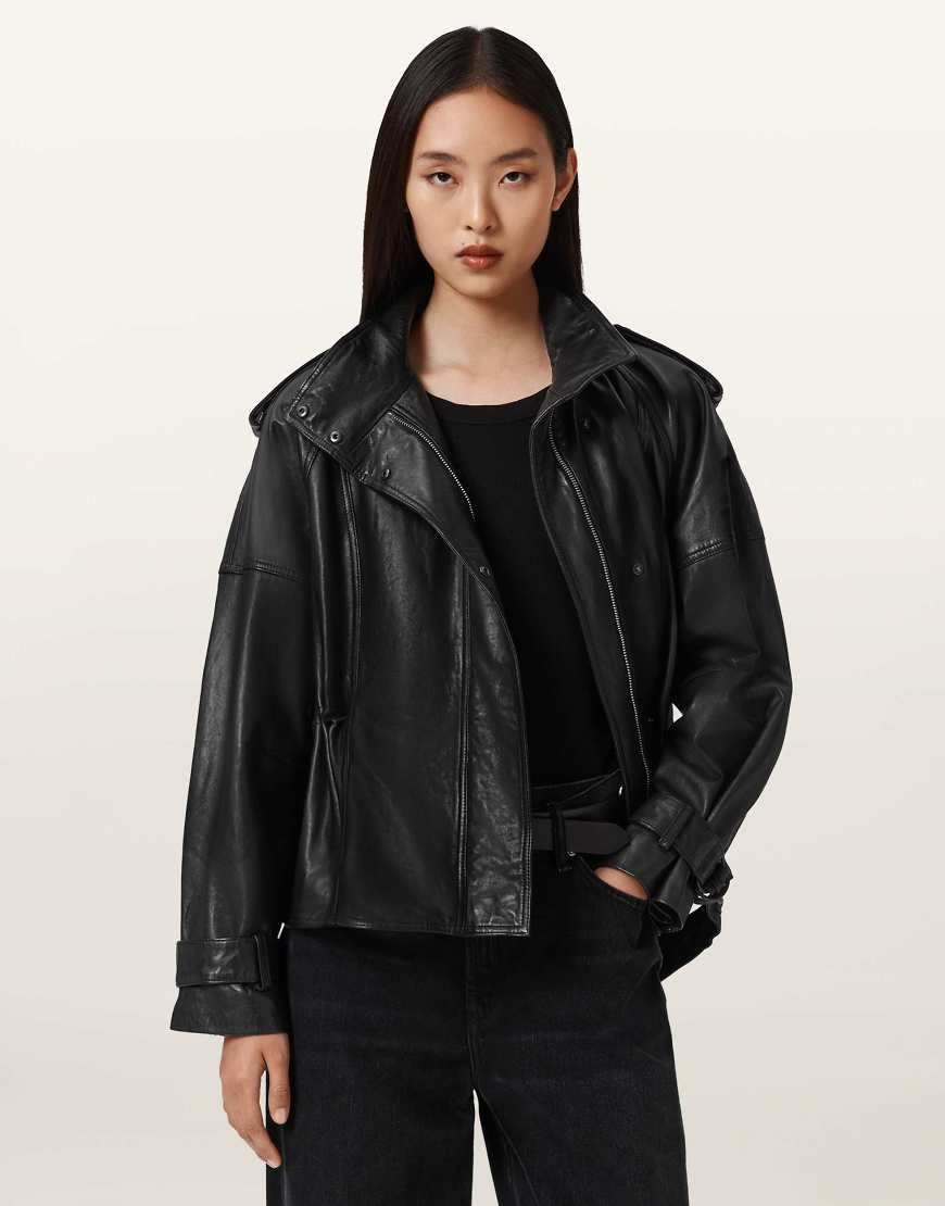 AllSaints - Serne - Jacke in Schwarz von AllSaints