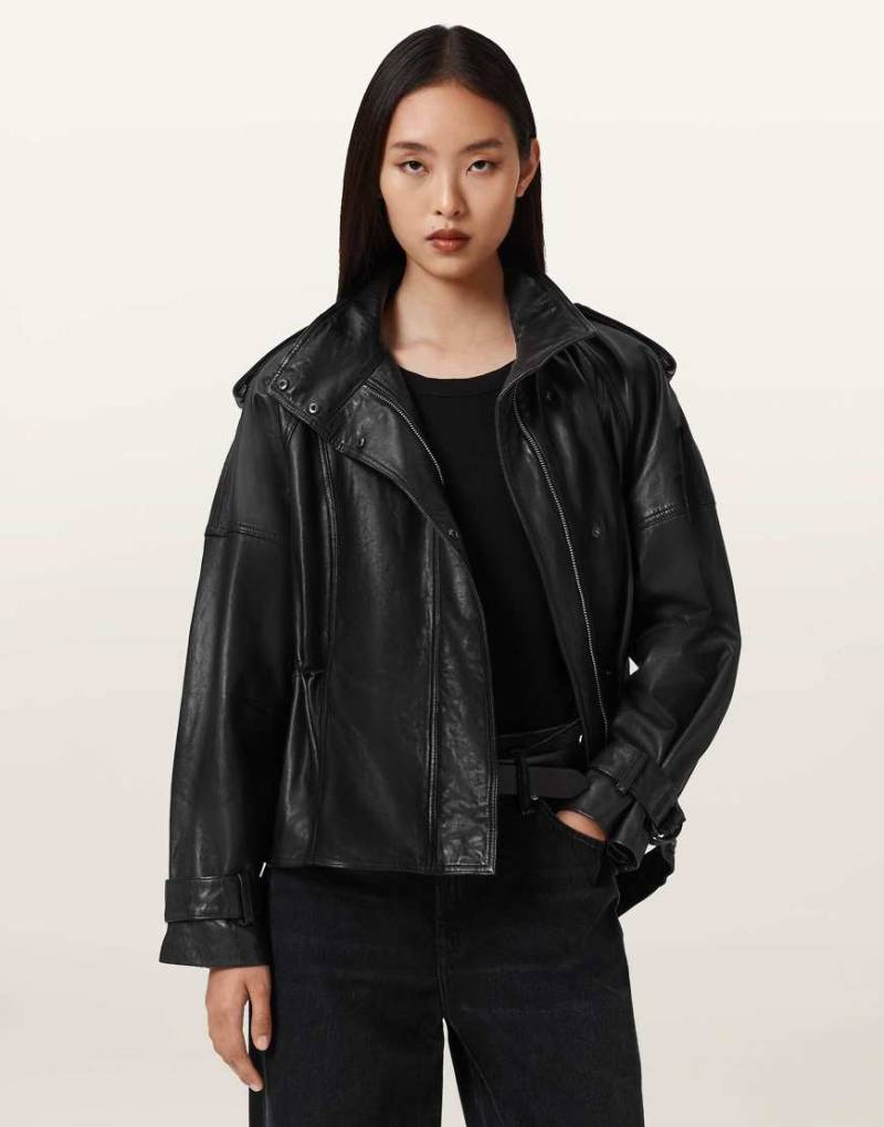 AllSaints - Serne - Jacke in Schwarz von AllSaints