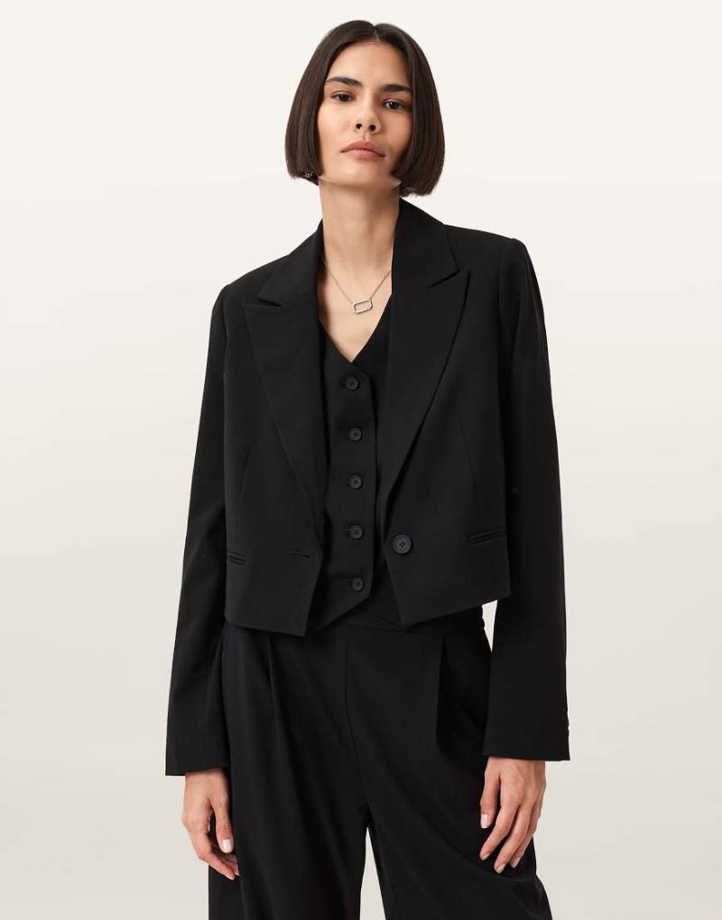 AllSaints - Shores Tri - Blazer in Schwarz von AllSaints
