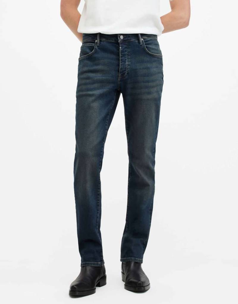 AllSaints - Sid - Jeans in Indigoblau von AllSaints