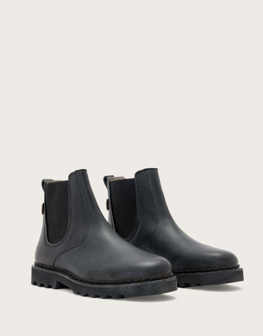 AllSaints - Skiff - Chelsea-Stiefel in Schwarz von AllSaints