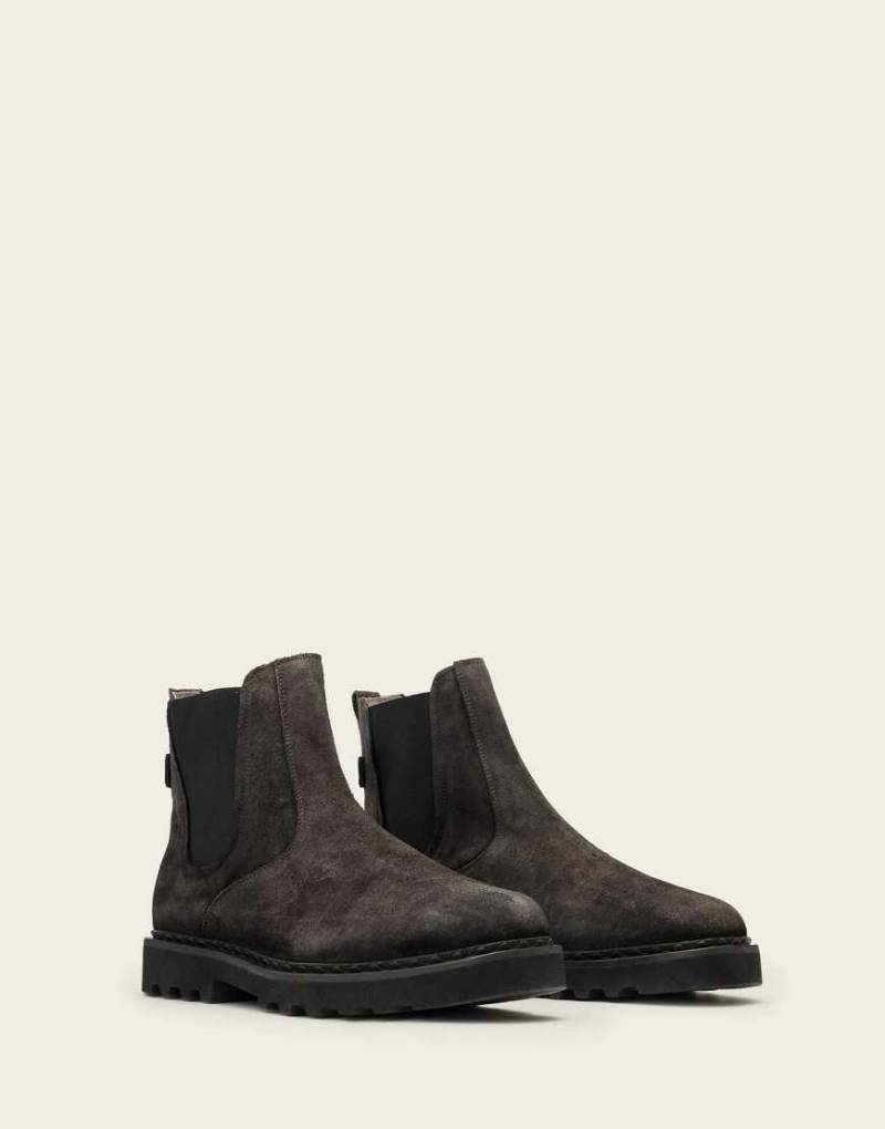 AllSaints - Skiff - Chelsea-Stiefel in warmem Grau von AllSaints