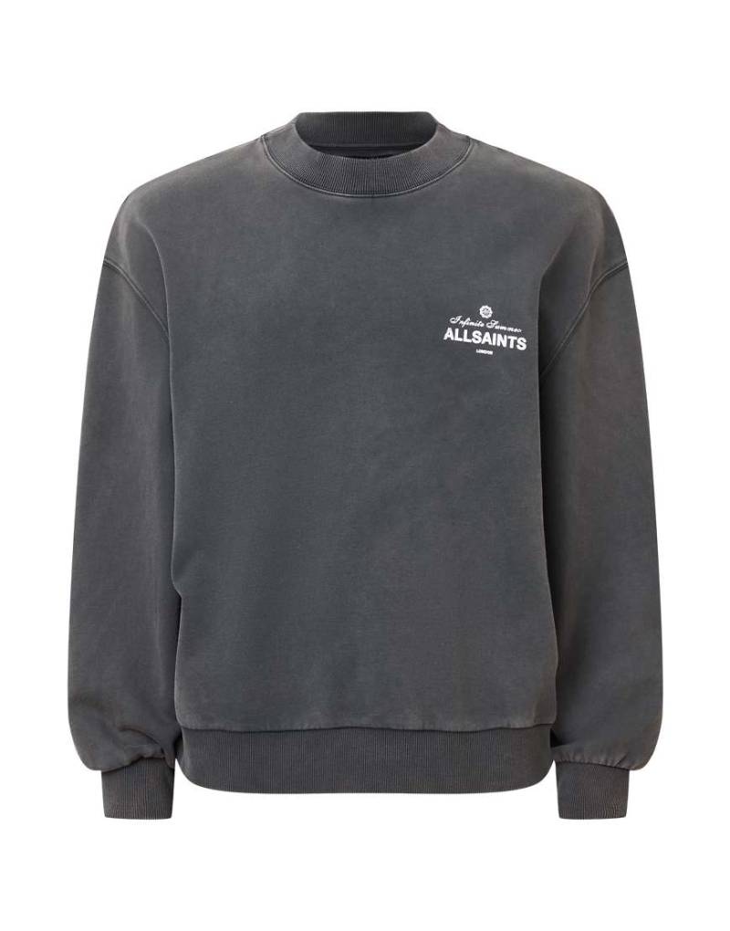AllSaints - Soleil - Sweatshirt in verwaschenem Schwarz von AllSaints