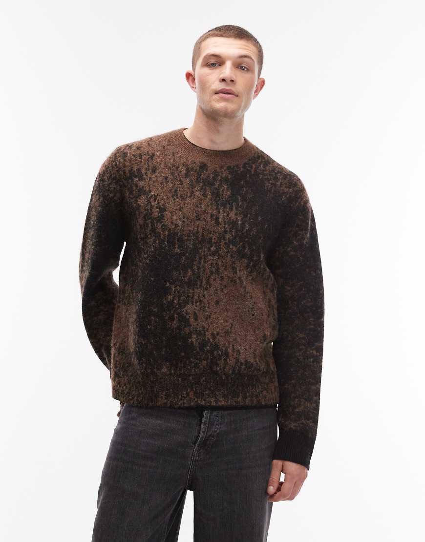 AllSaints - Storm - Strickpullover in Braun-Brown von AllSaints